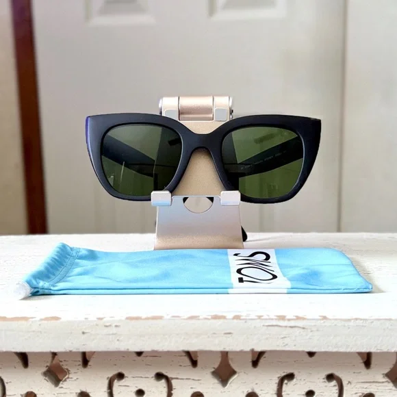 TOMS Sydney Traveler Black/Olive Sunglasses - Picture 1 of 12